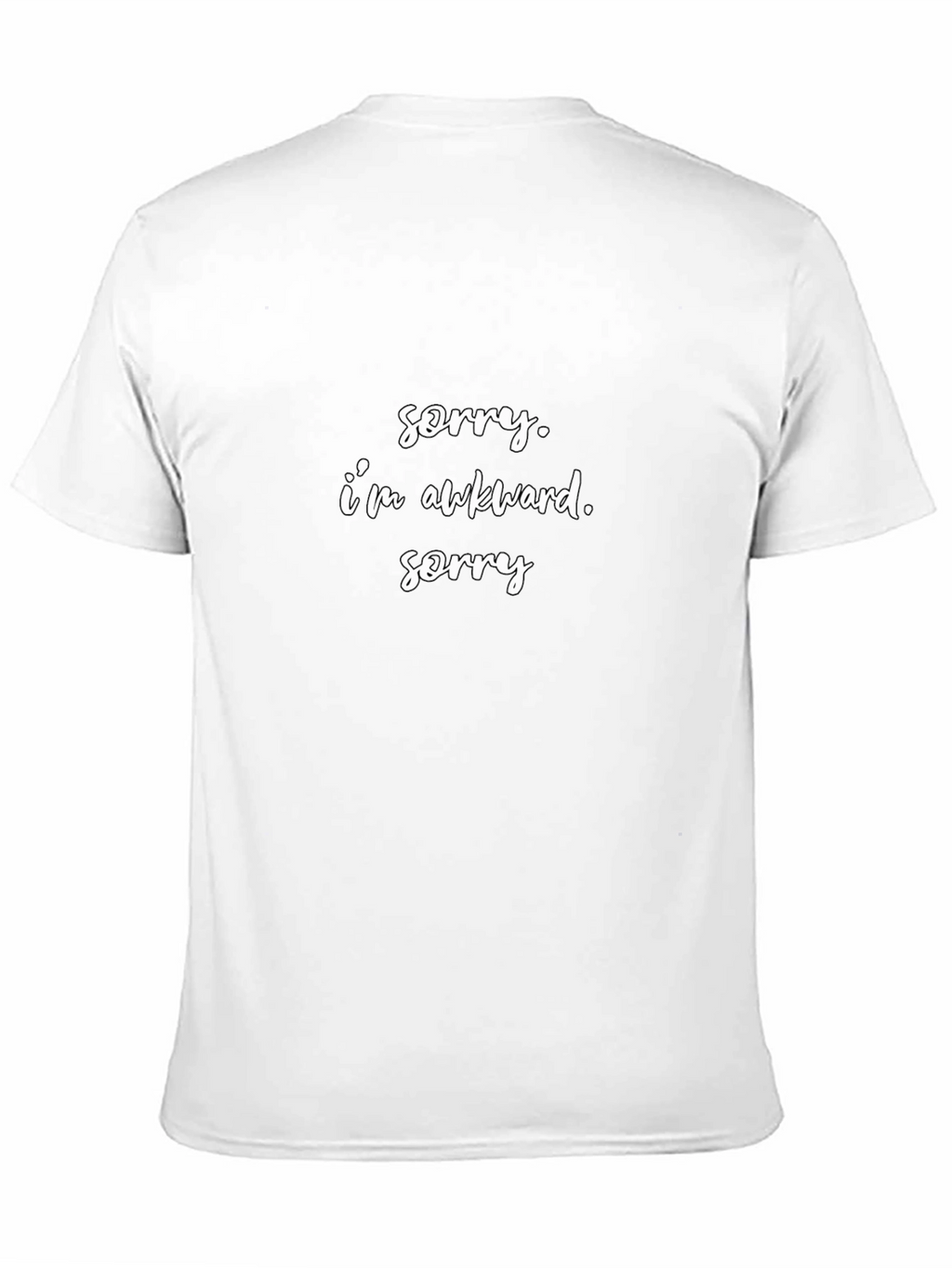 Awkward Statement Black T-Shirt