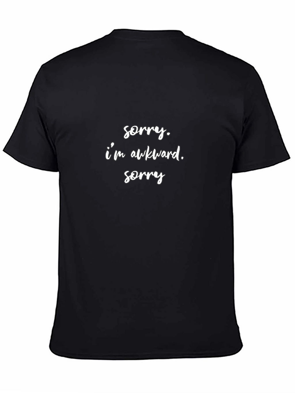 Awkward Statement Black T-Shirt