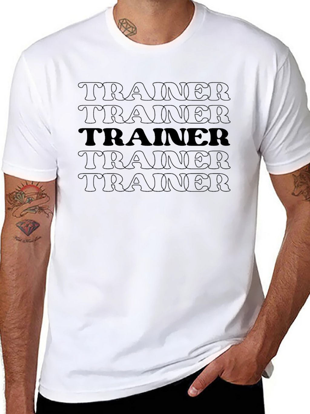 Trainer Graphic Tee - Black