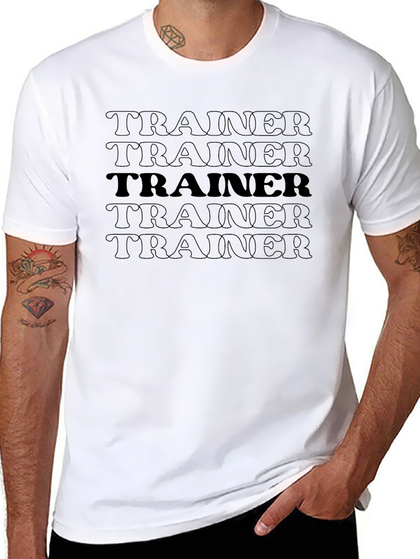 Trainer Graphic Tee - Black