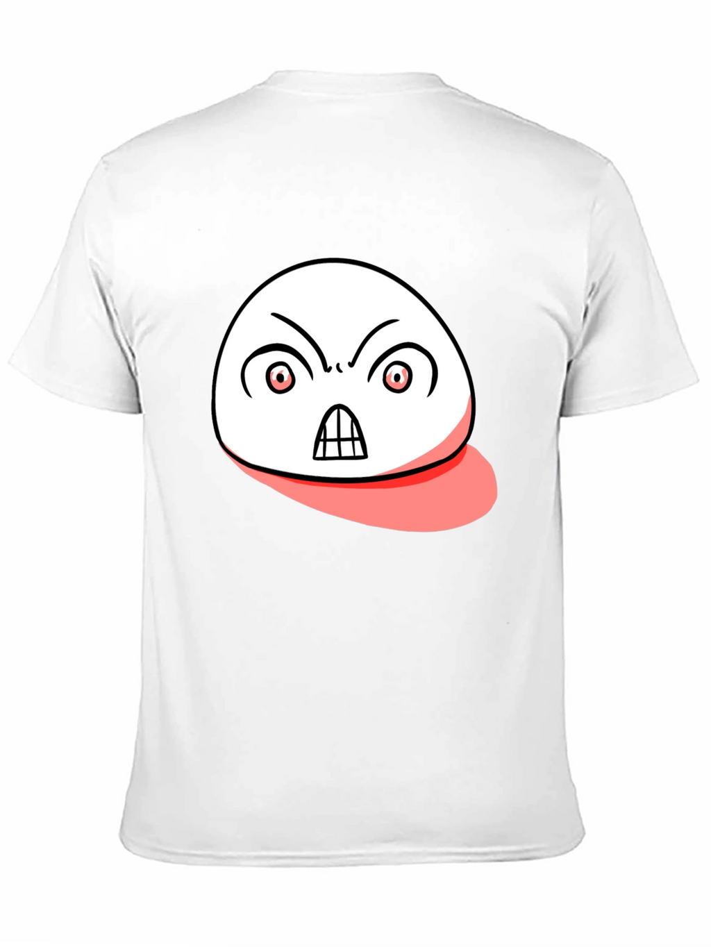Angry Emoji Graphic Black T-Shirt