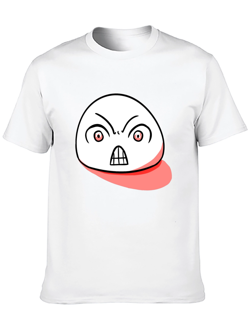 Angry Emoji Graphic Black T-Shirt