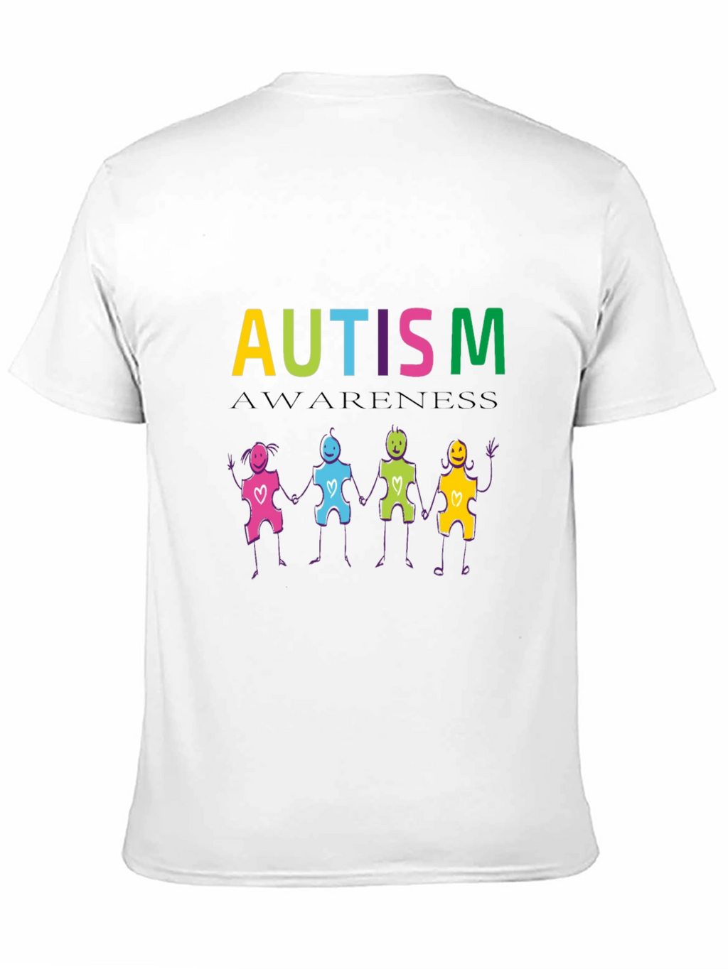 Autism Awareness Puzzle Piece People T-Shirt