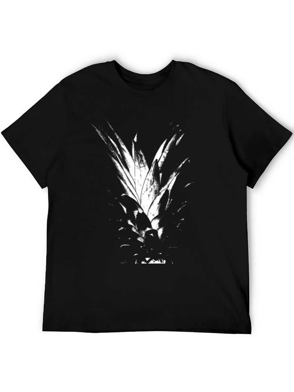 Black Pineapple Graphic T-Shirt