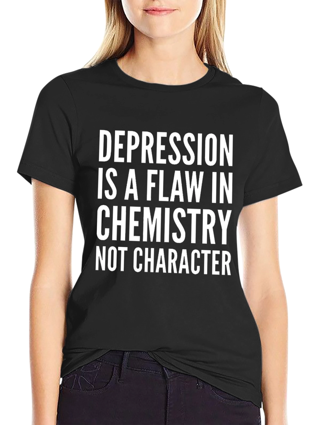 Depression is a Flaw T-Shirt - Chemistry Not Character