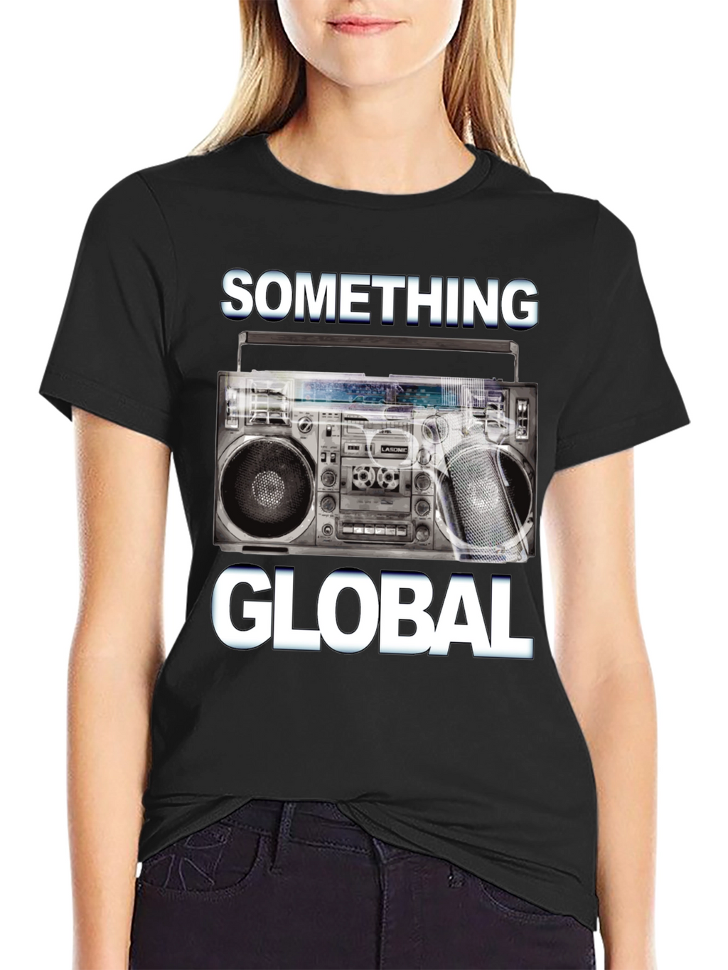 Something Global Boombox Graphic Tee