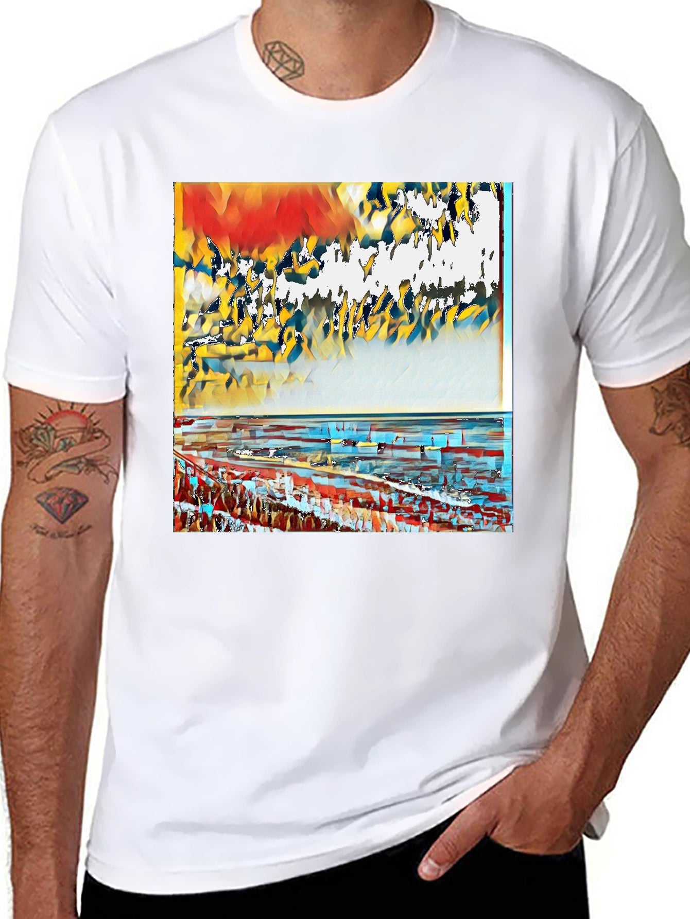 Abstract Art T-Shirt - Modern Graphic Tee