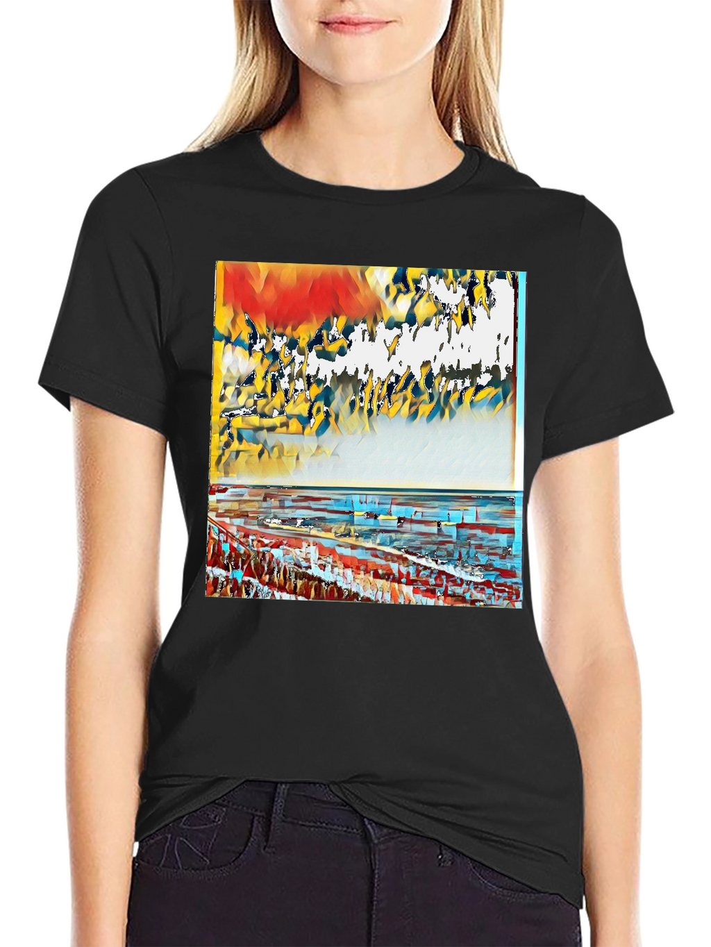 Abstract Art T-Shirt - Modern Graphic Tee