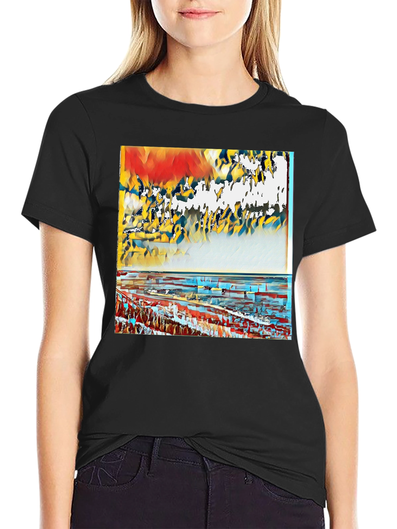 Abstract Art T-Shirt - Modern Graphic Tee