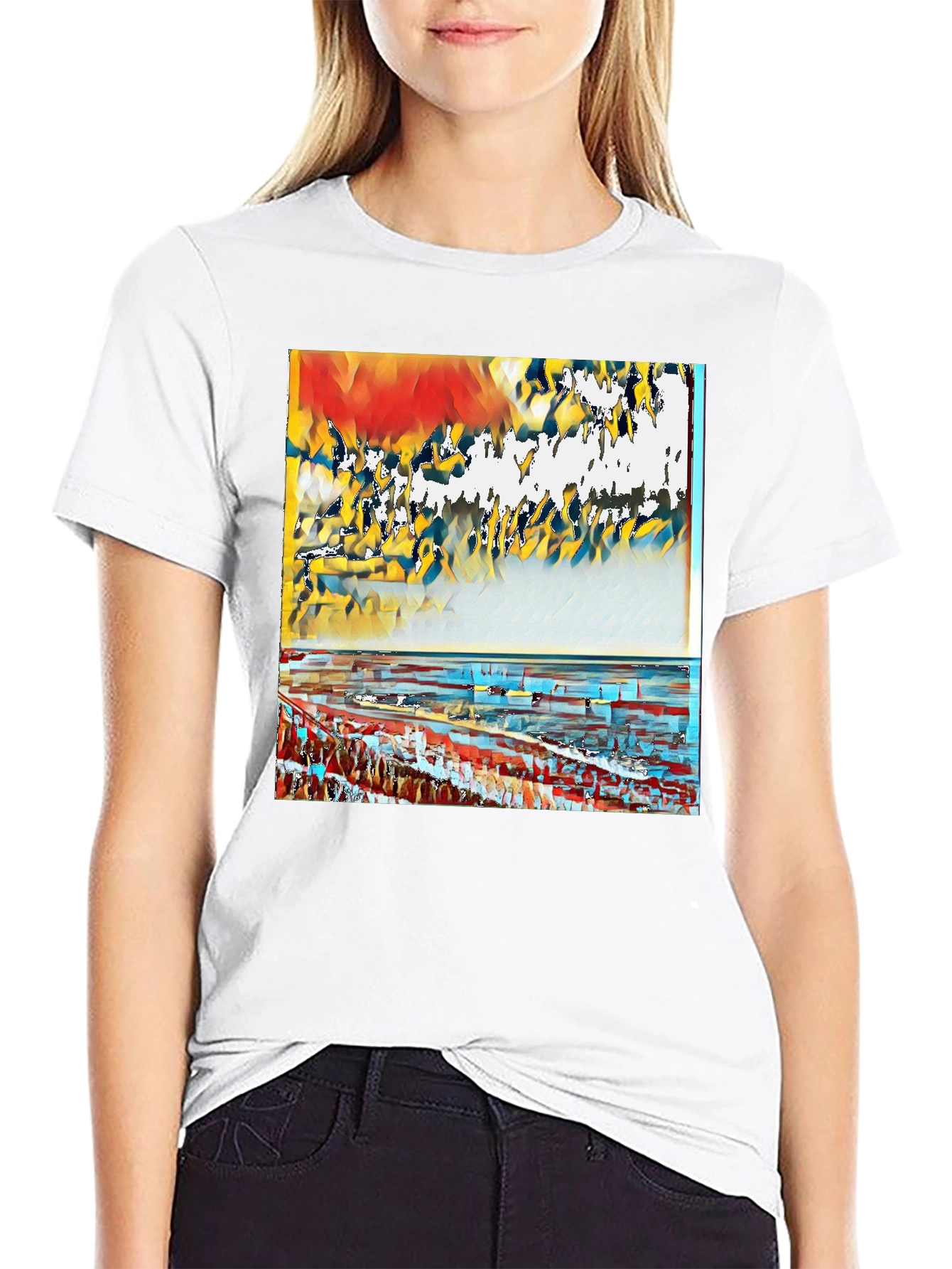 Abstract Art T-Shirt - Modern Graphic Tee