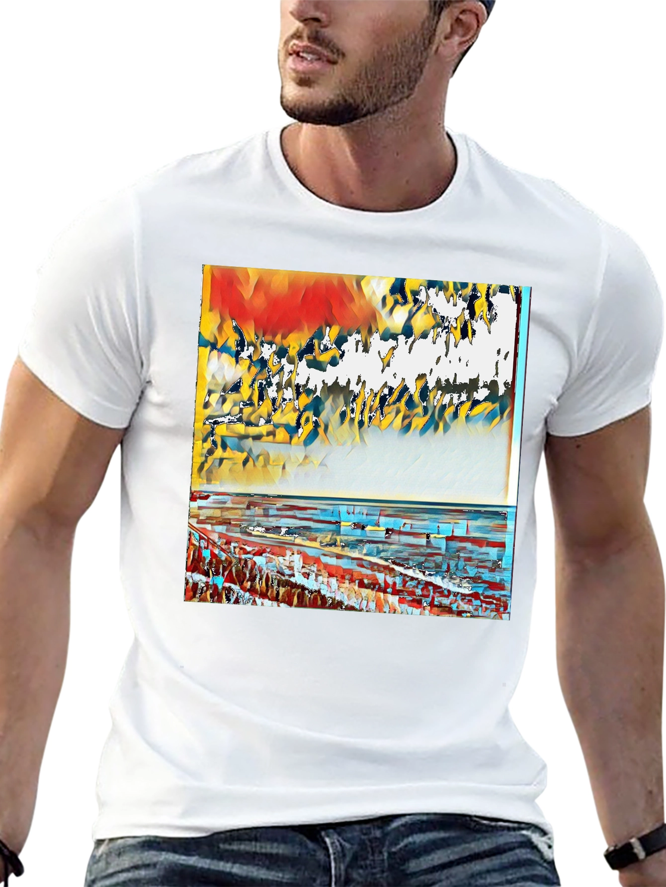 Abstract Art T-Shirt - Modern Graphic Tee