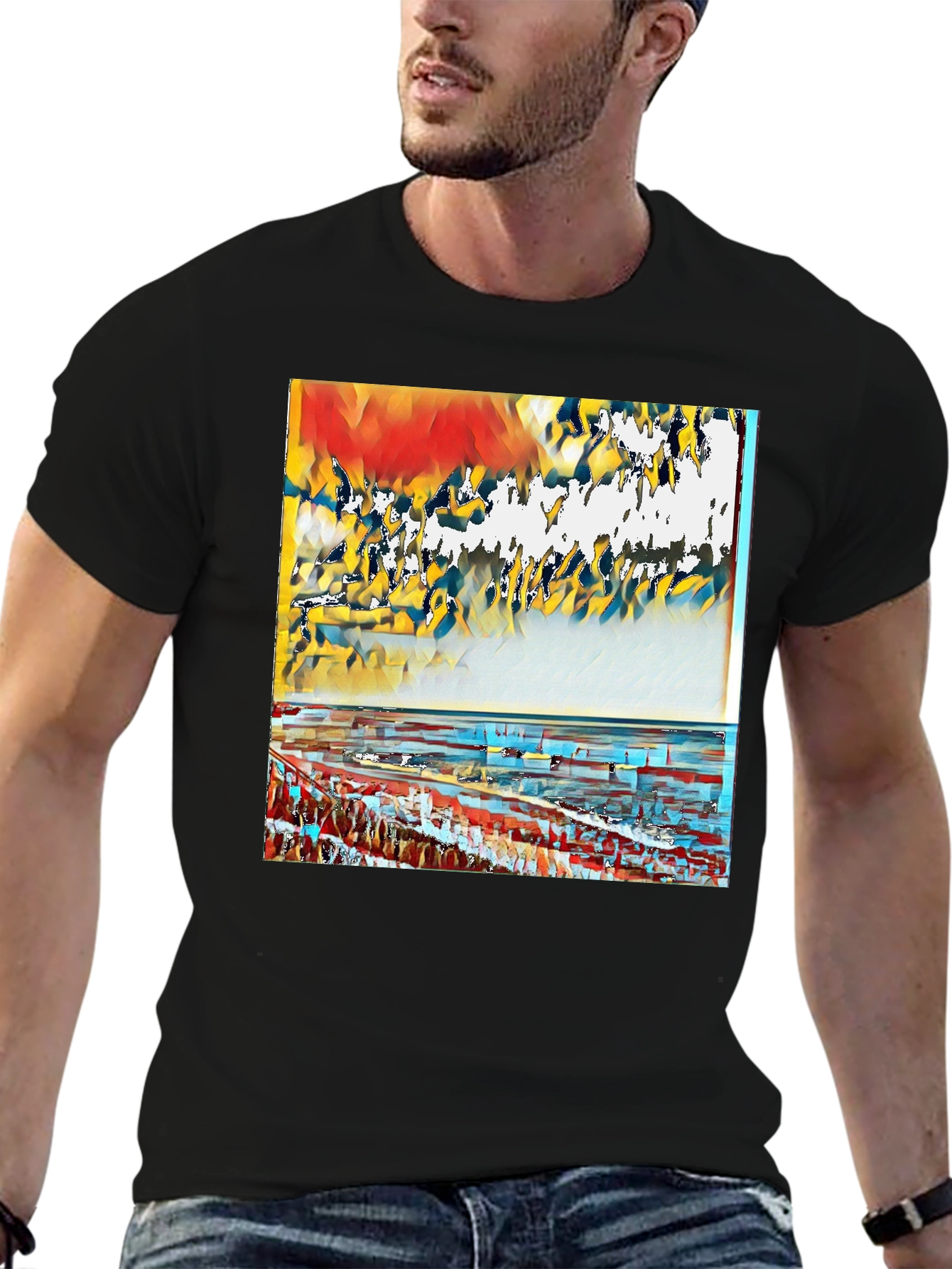 Abstract Art T-Shirt - Modern Graphic Tee