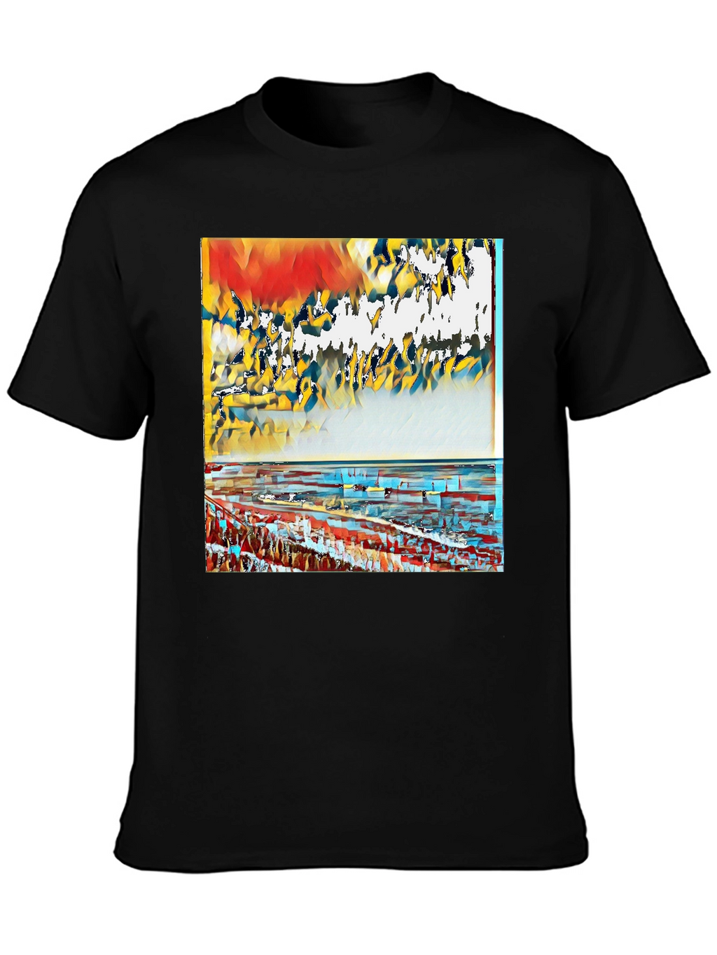 Abstract Art T-Shirt - Modern Graphic Tee