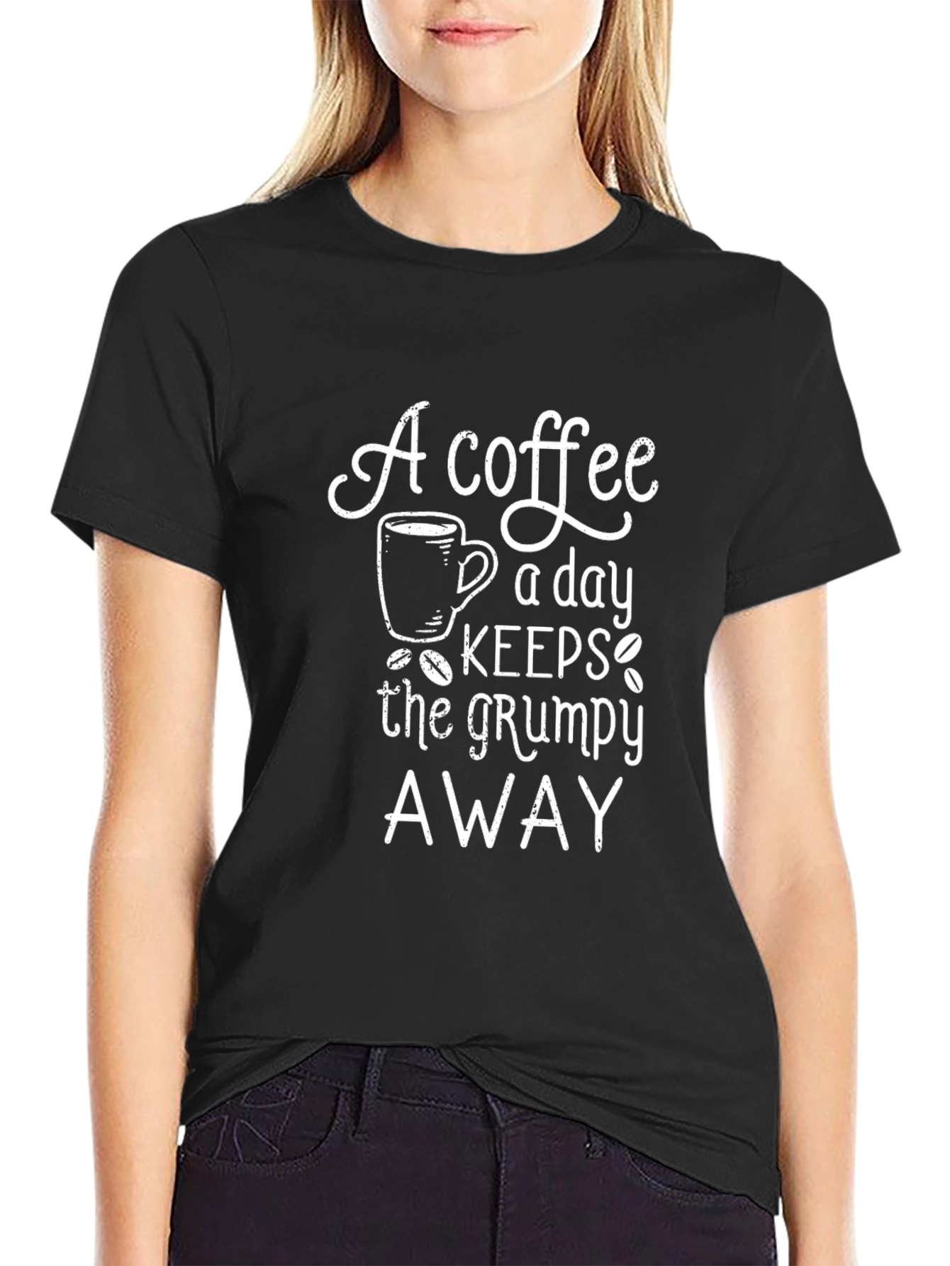 Coffee Keeps The Grumpy Away T-Shirt