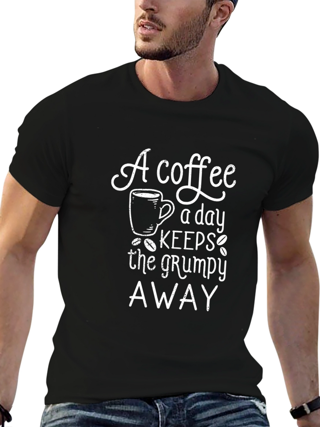 Coffee Keeps The Grumpy Away T-Shirt