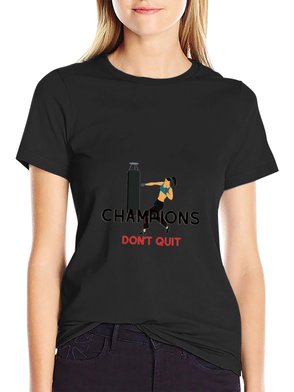 Champions Dont Quit T-Shirt