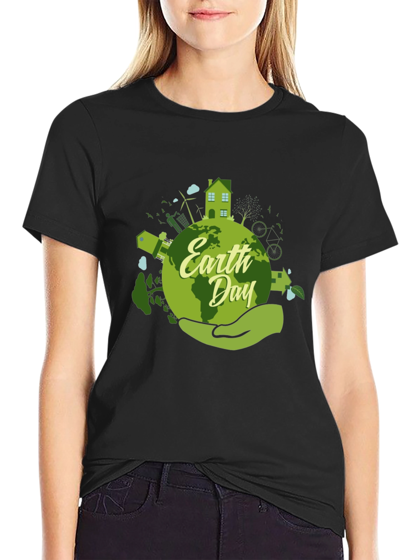 Earth Day Graphic T-Shirt - Eco-Friendly Design
