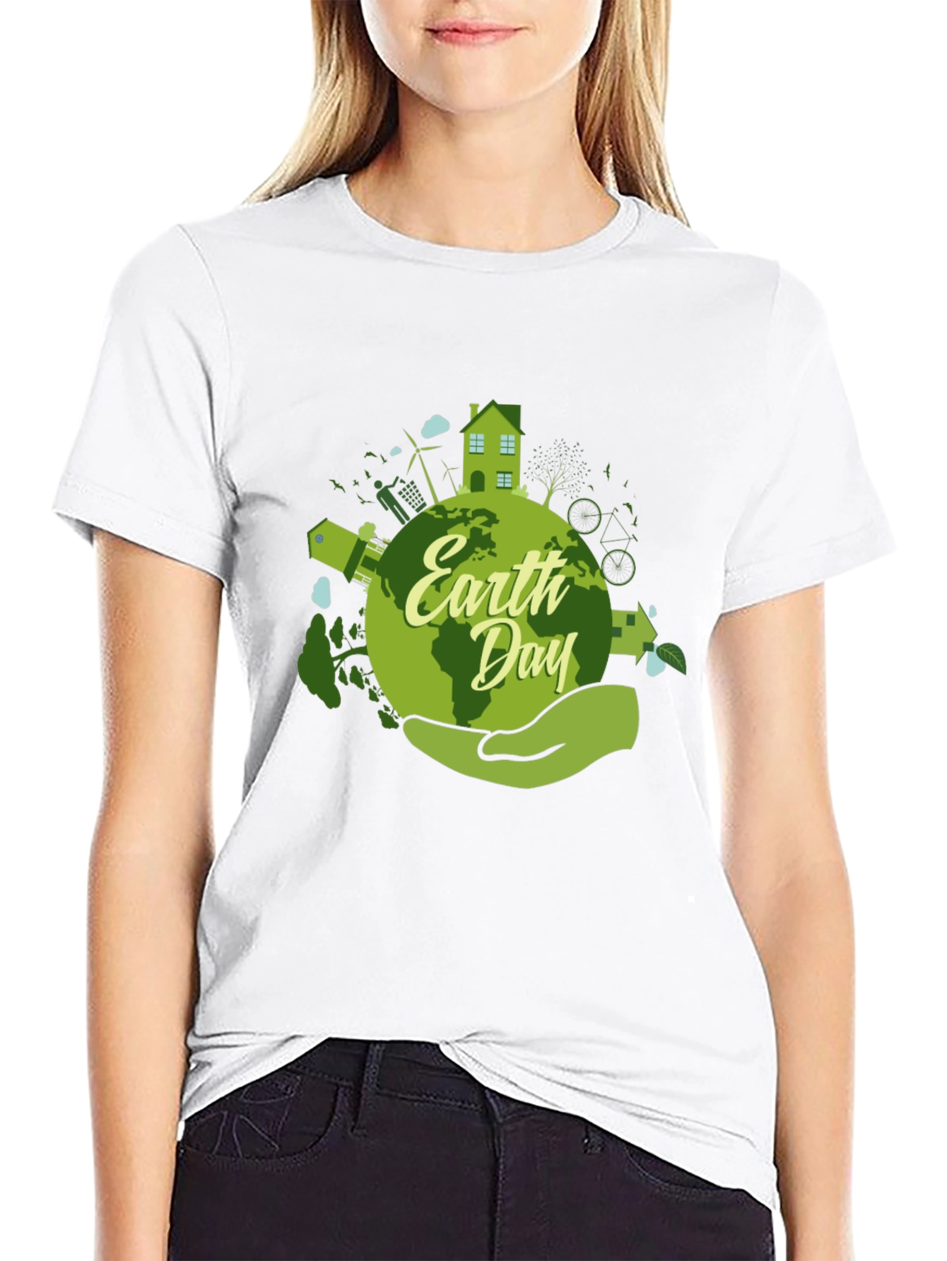 Earth Day Graphic T-Shirt - Eco-Friendly Design