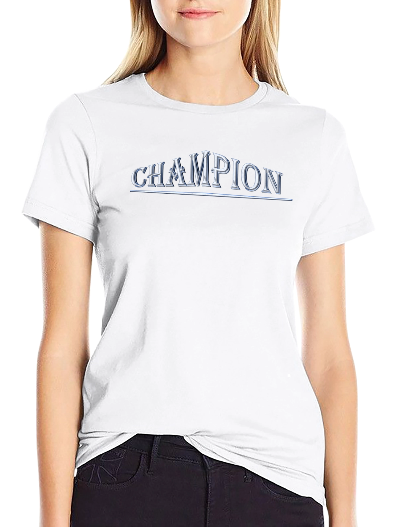Champion Graphic Black T-Shirt