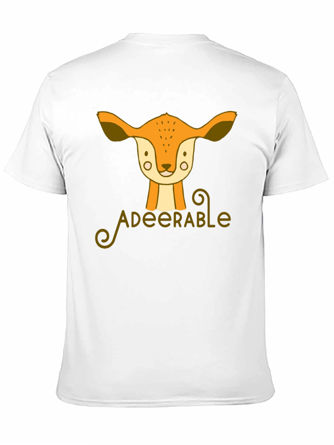 Adeerable Deer Graphic Black T-Shirt