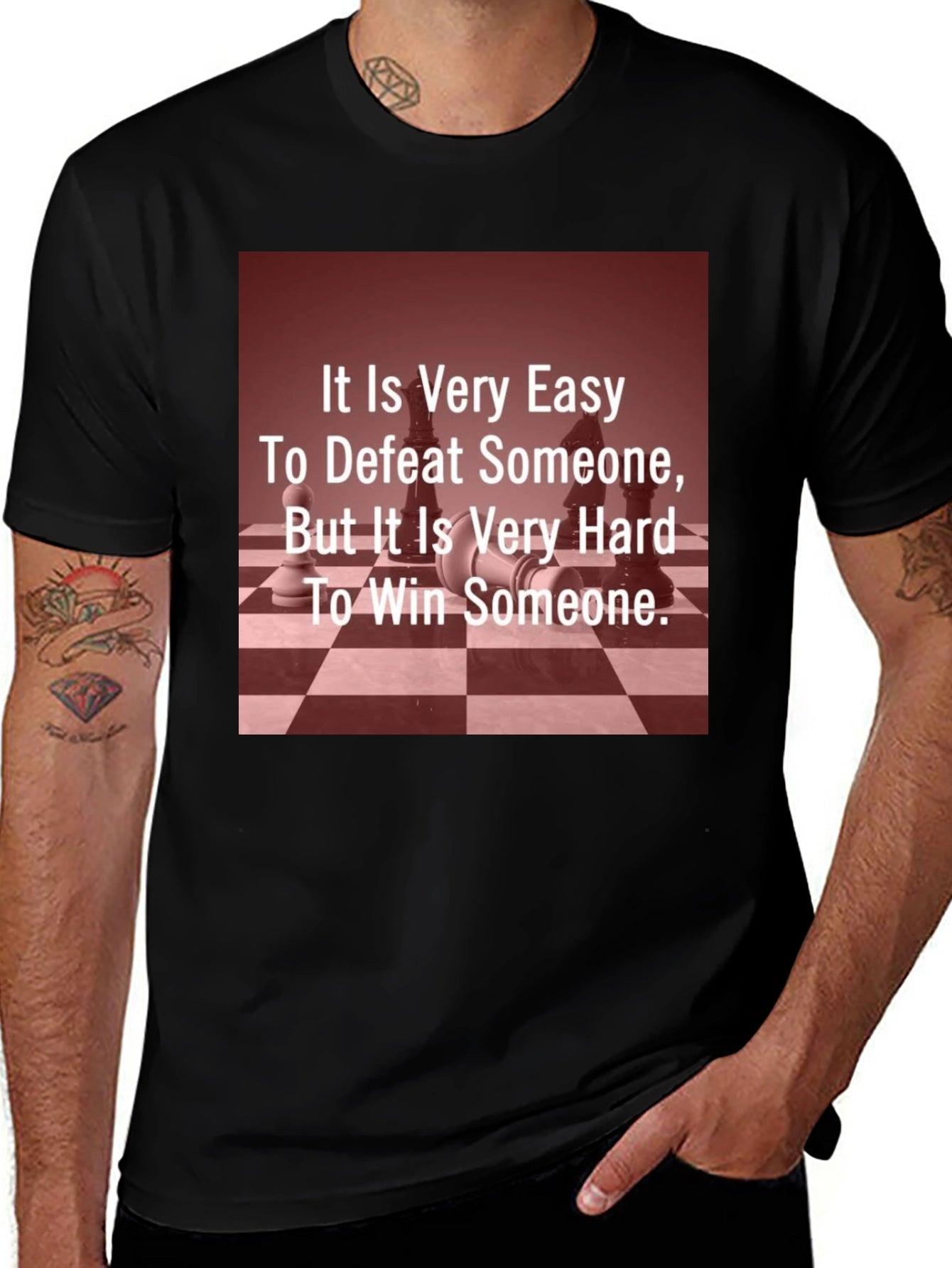 Chess Quote T-Shirt - It Is Very Easy...