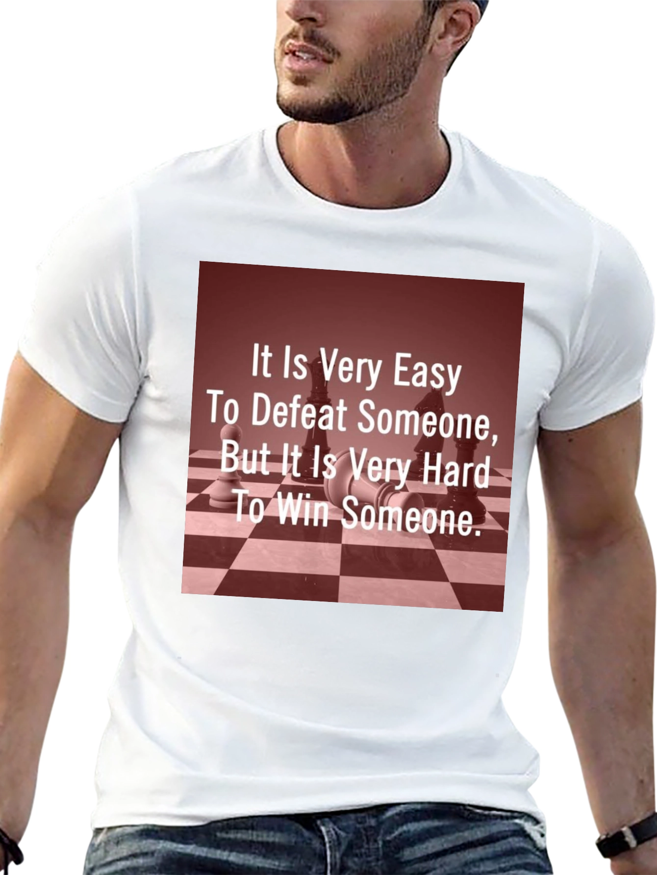 Chess Quote T-Shirt - It Is Very Easy...