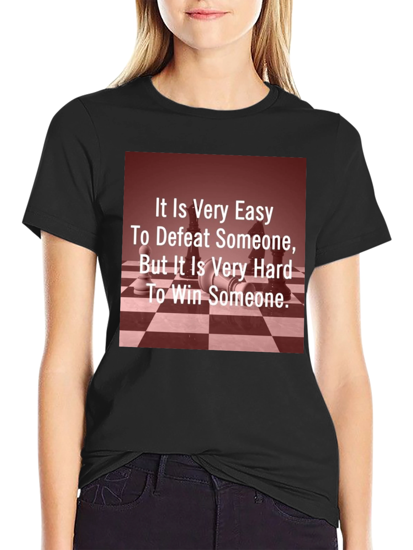 Chess Quote T-Shirt - It Is Very Easy...