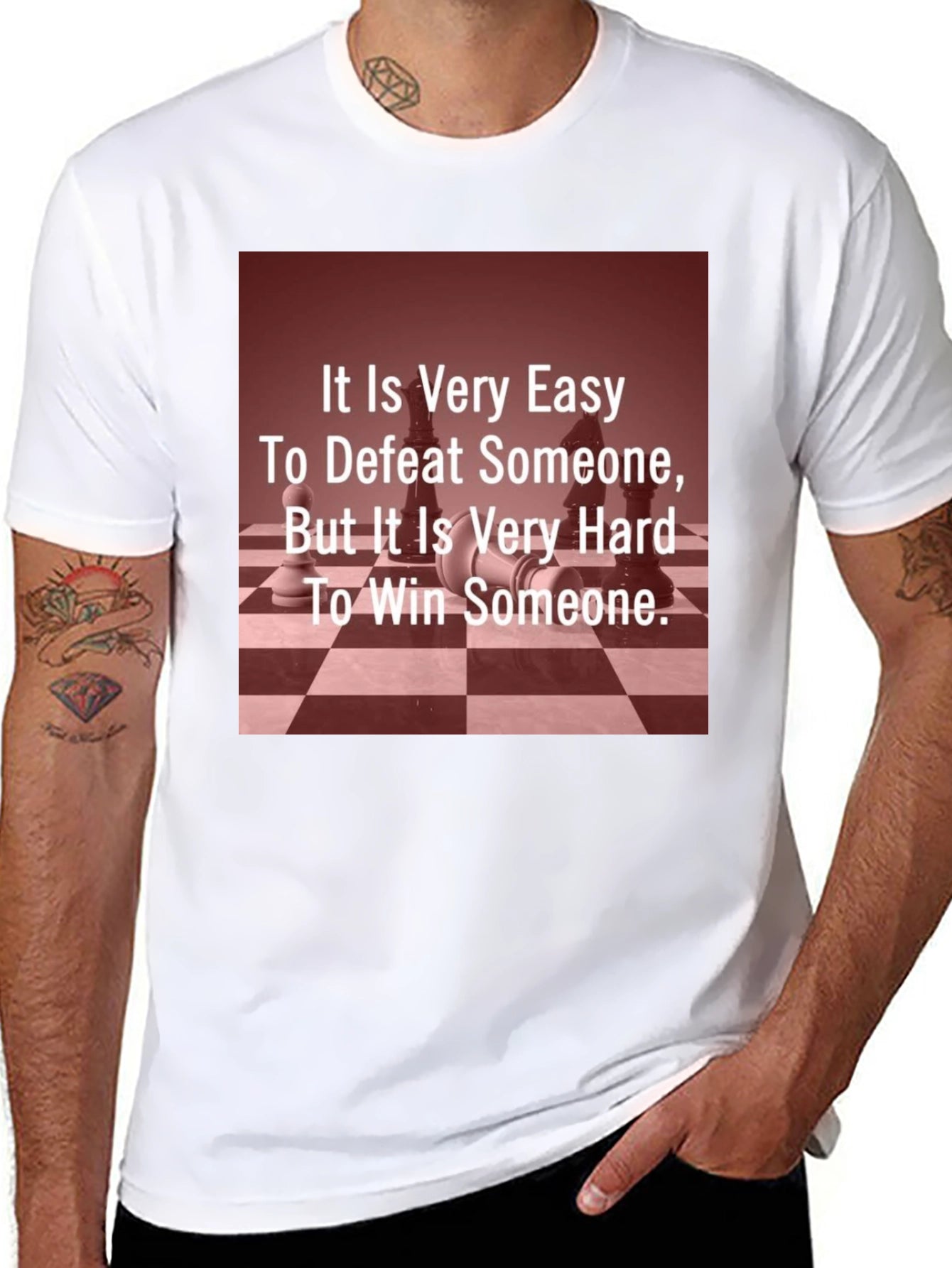 Chess Quote T-Shirt - It Is Very Easy...