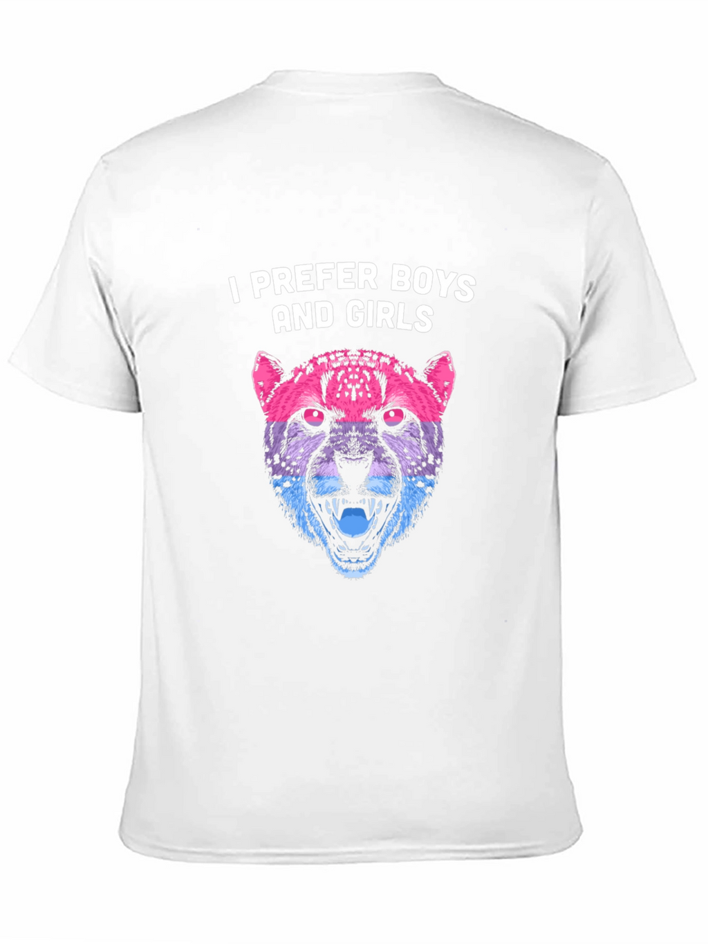 Bisexual Pride Leopard Graphic T-Shirt