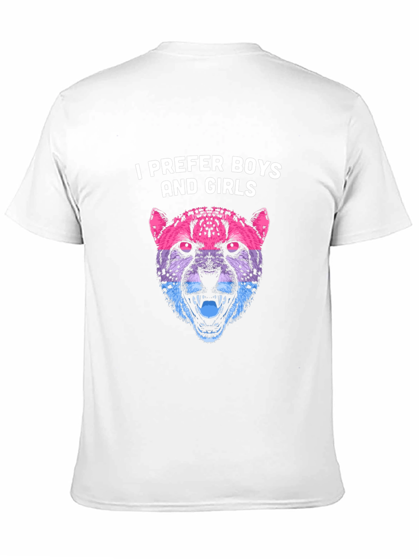 Bisexual Pride Leopard Graphic T-Shirt