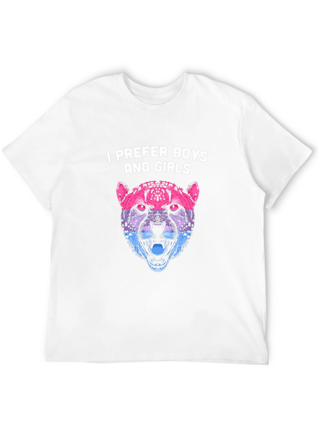Bisexual Pride Leopard Graphic T-Shirt