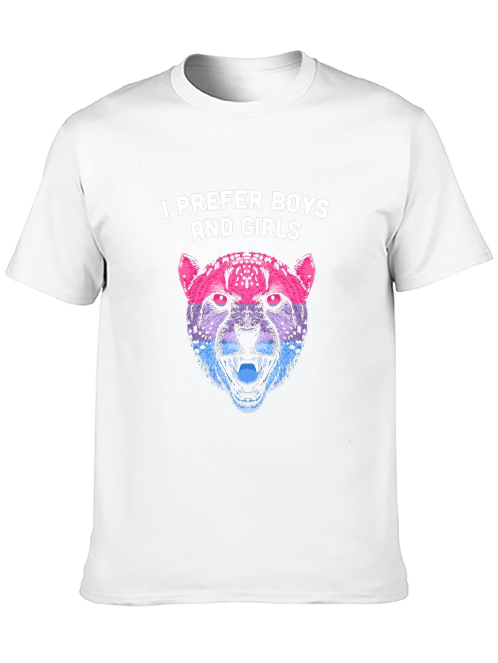 Bisexual Pride Leopard Graphic T-Shirt
