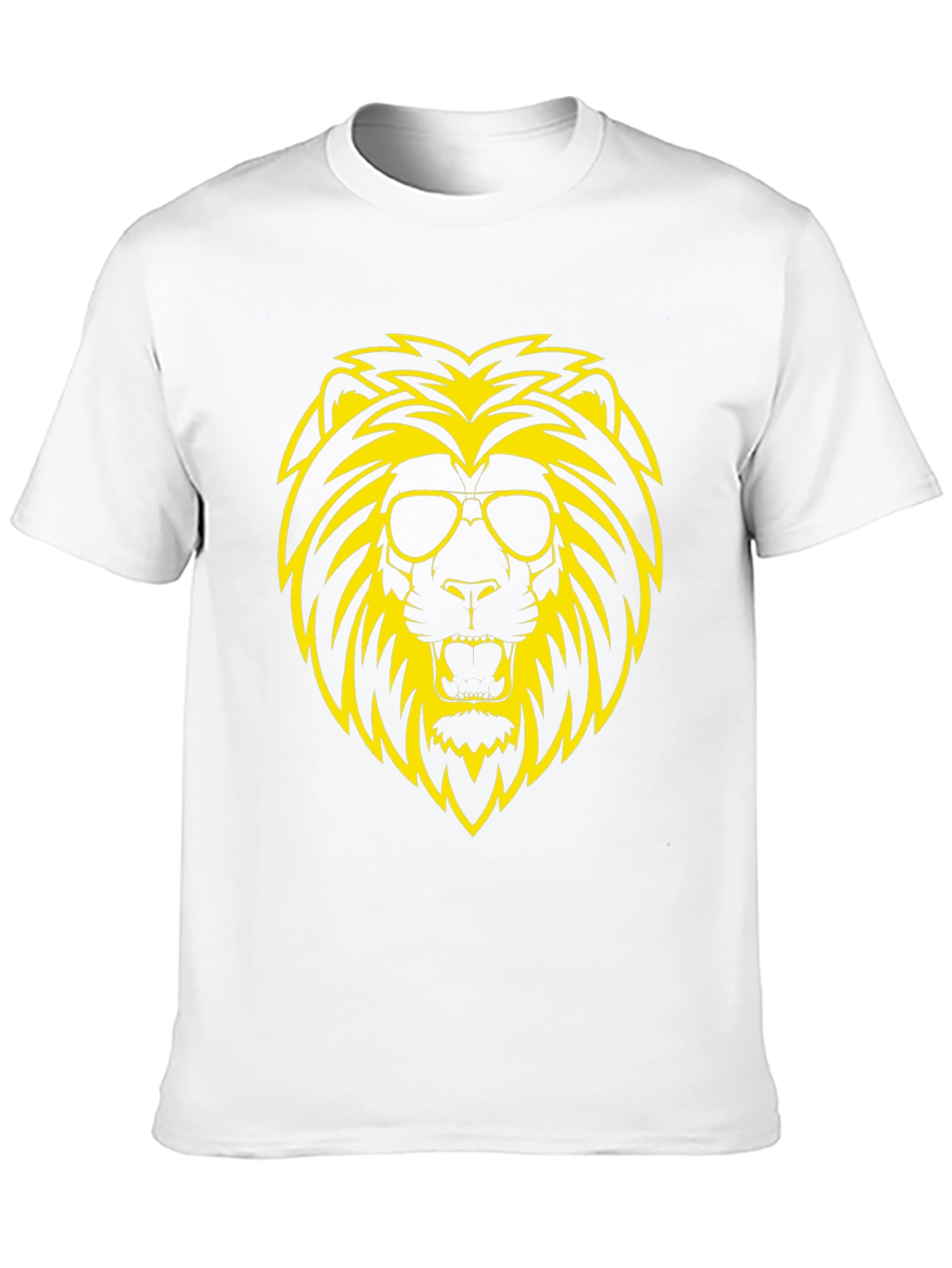 Cool Lion Graphic Tee - Black