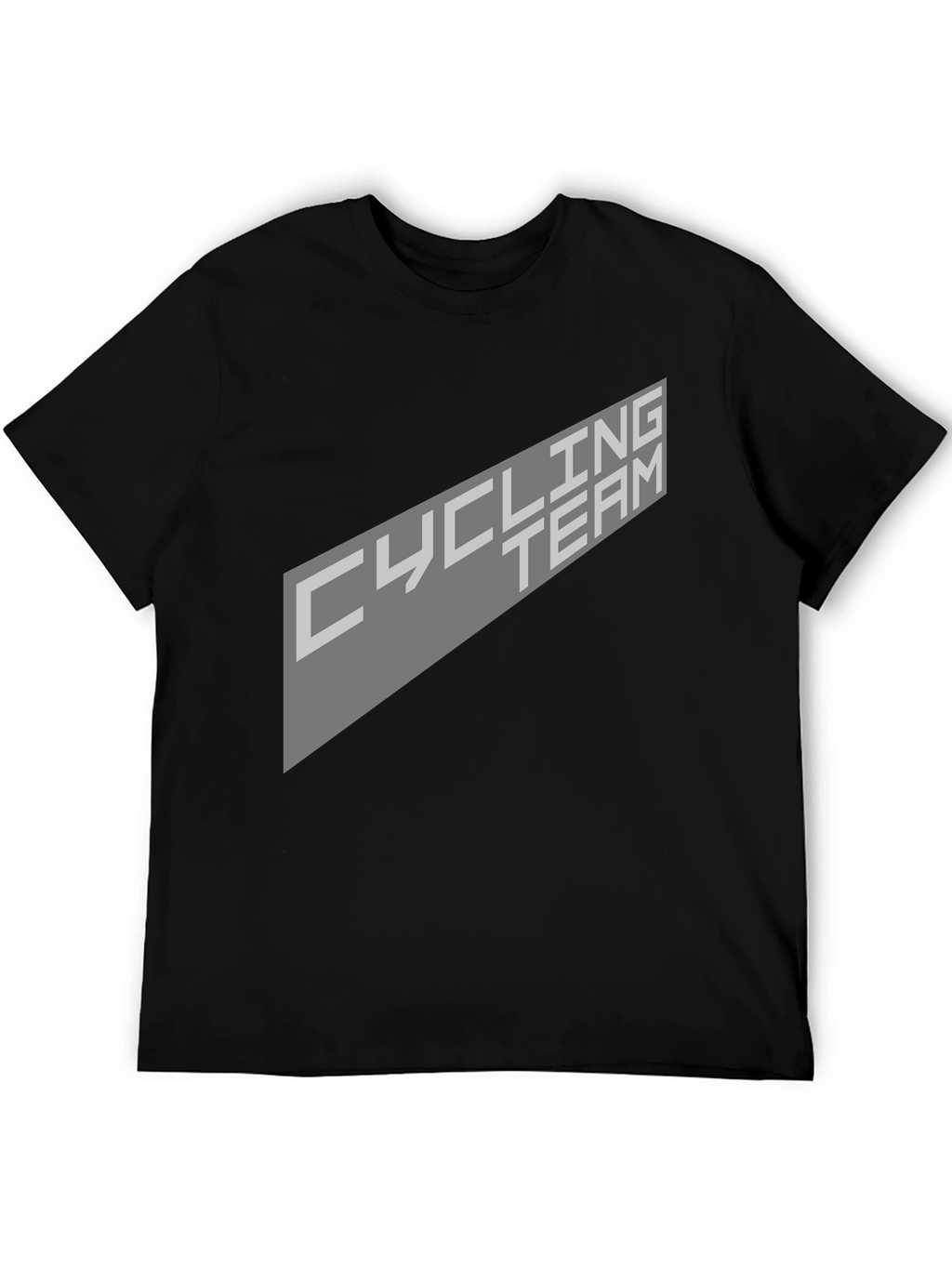 Cycling Team Graphic T-Shirt - Black
