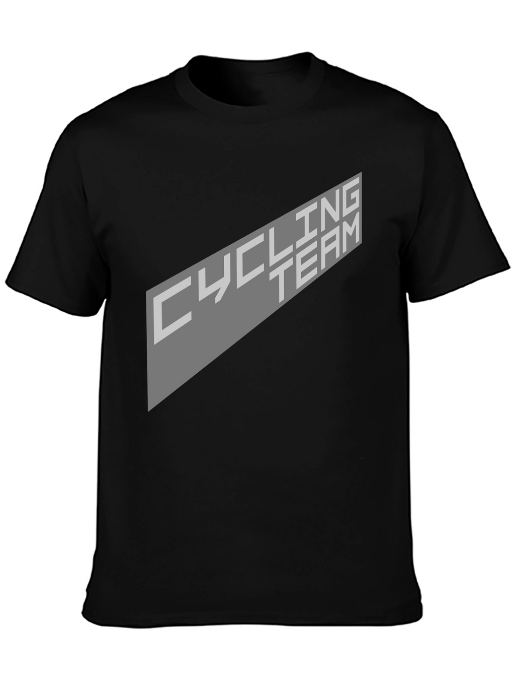 Cycling Team Graphic T-Shirt - Black