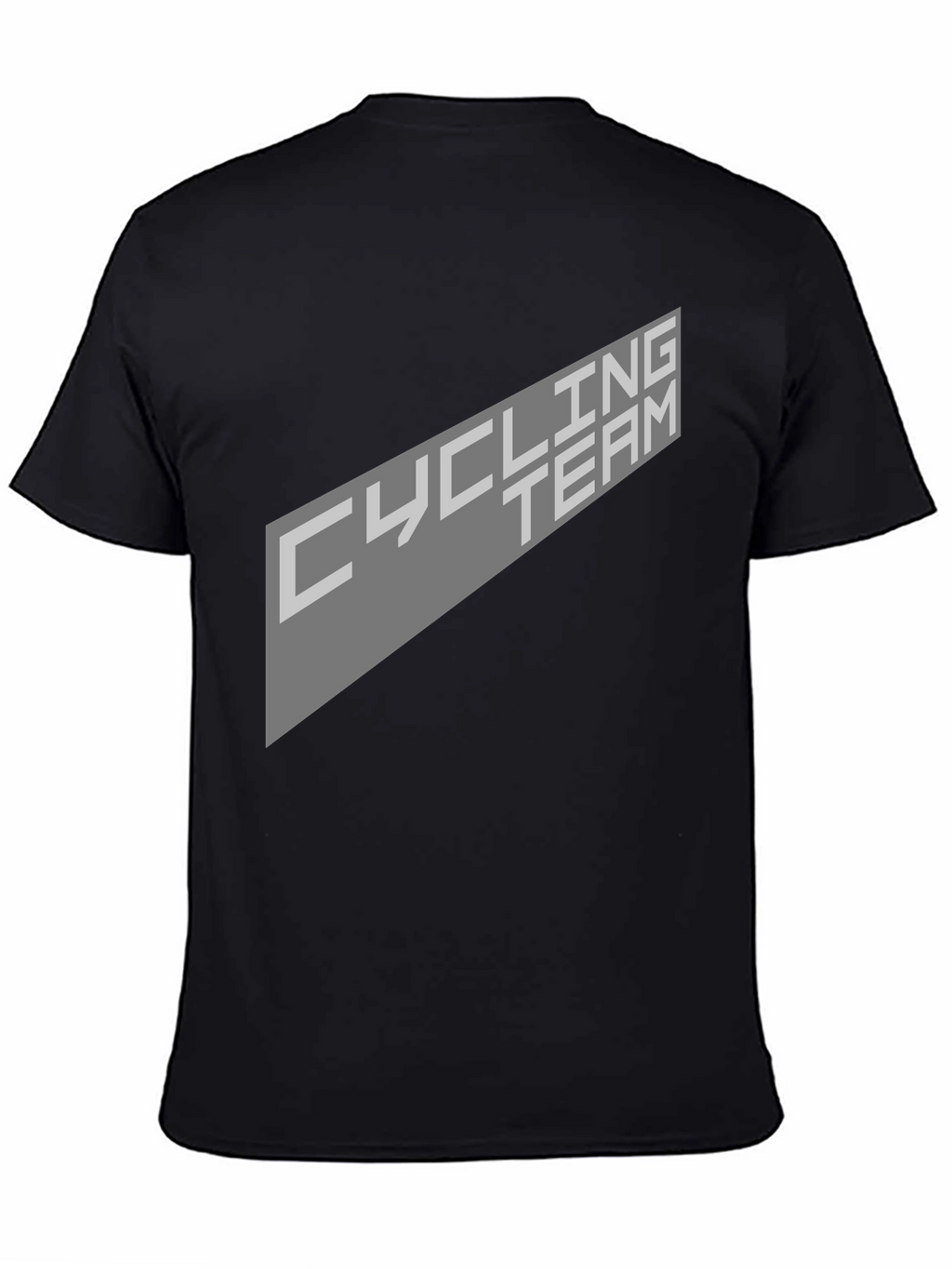 Cycling Team Graphic T-Shirt - Black