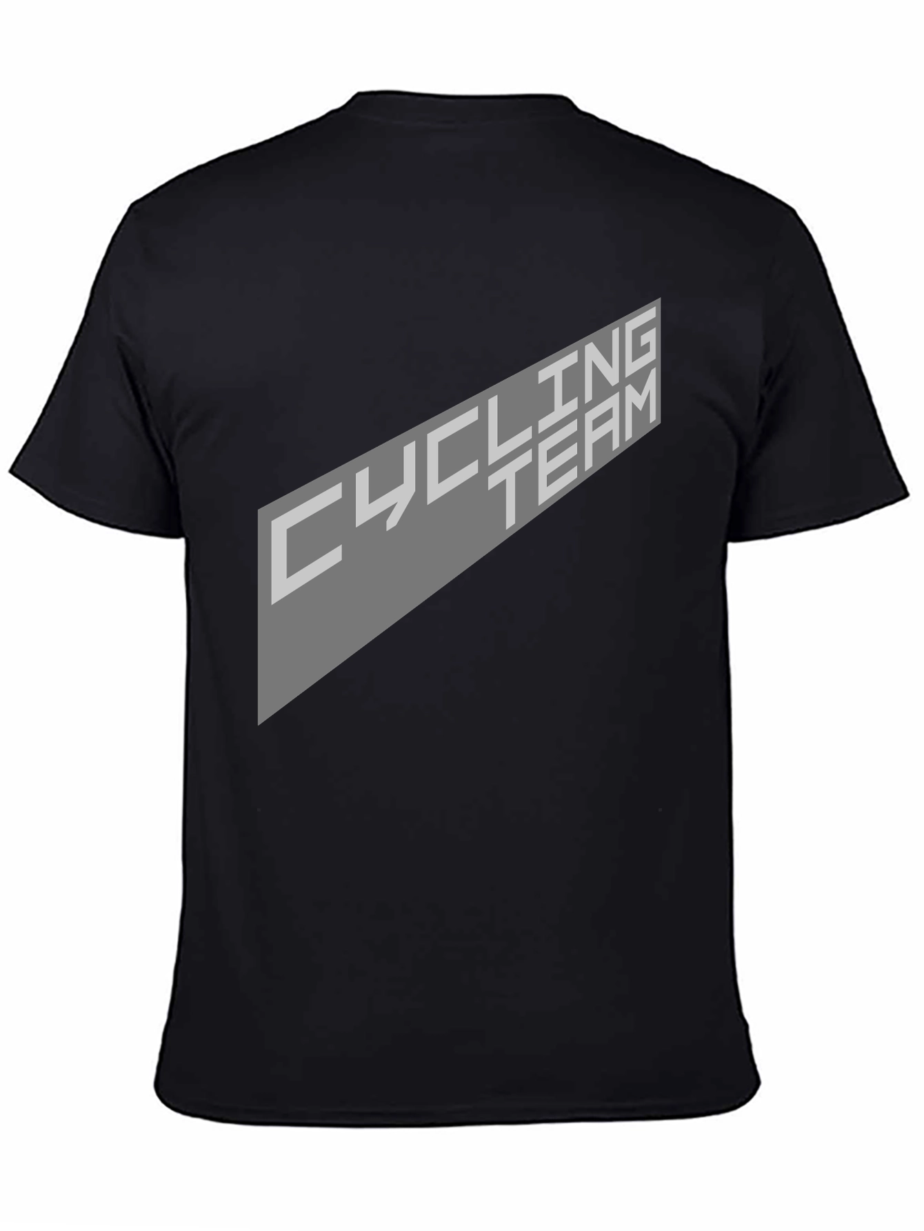 Cycling Team Graphic T-Shirt - Black