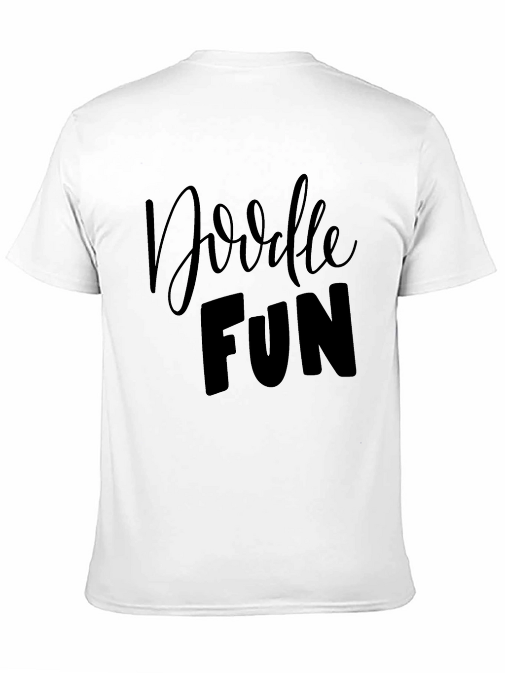 Doodle Fun Black Graphic Tee