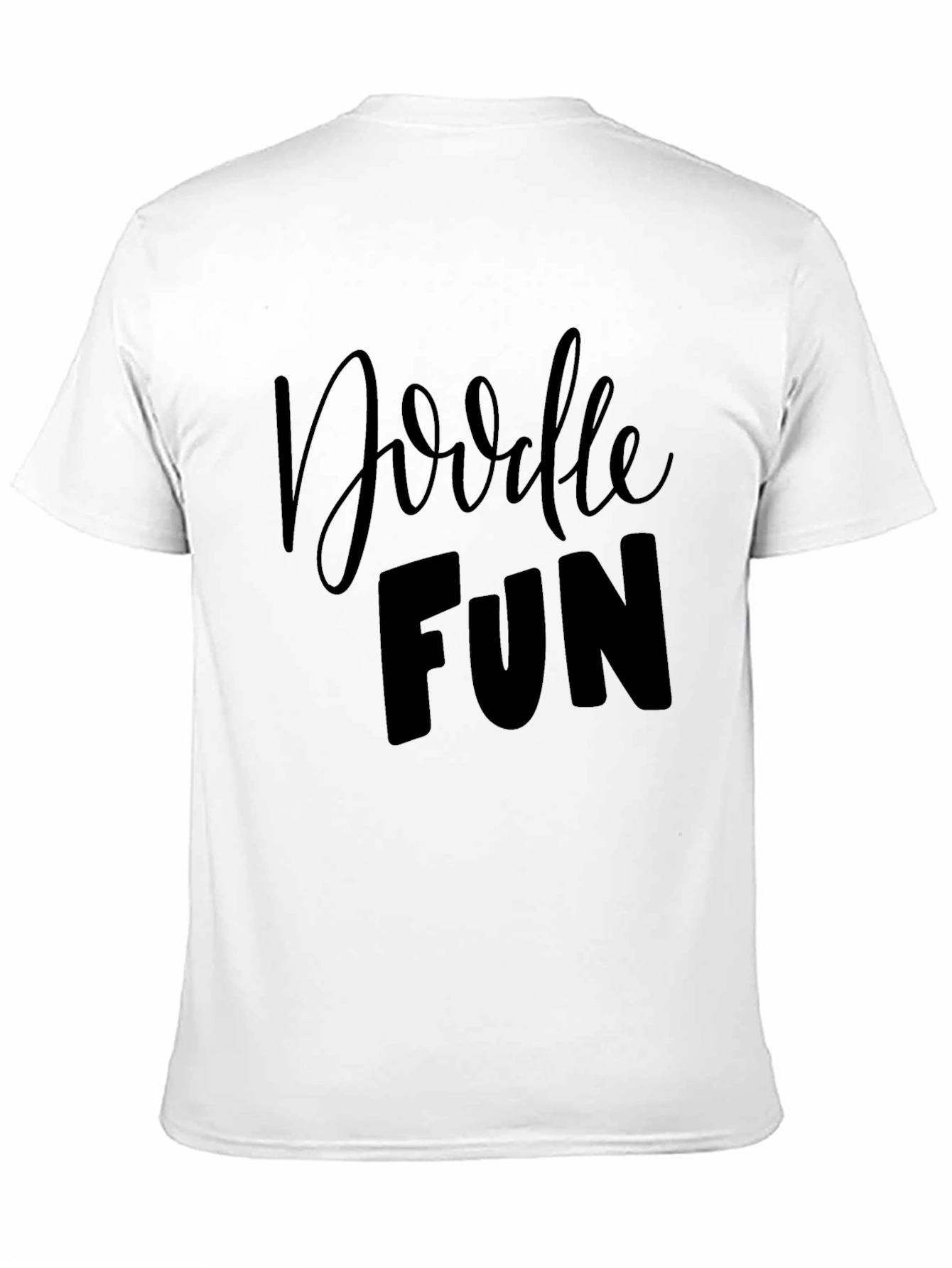Doodle Fun Black Graphic Tee