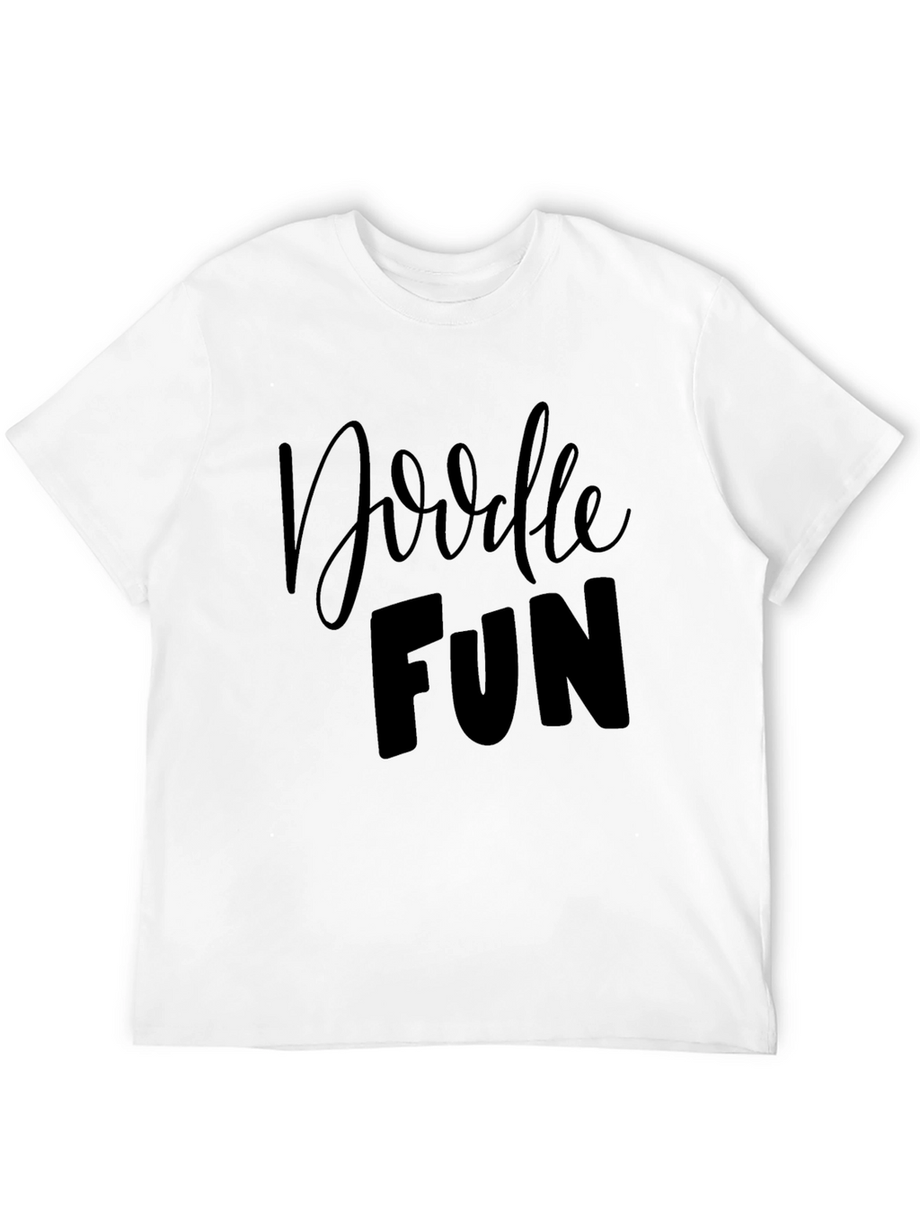 Doodle Fun Black Graphic Tee