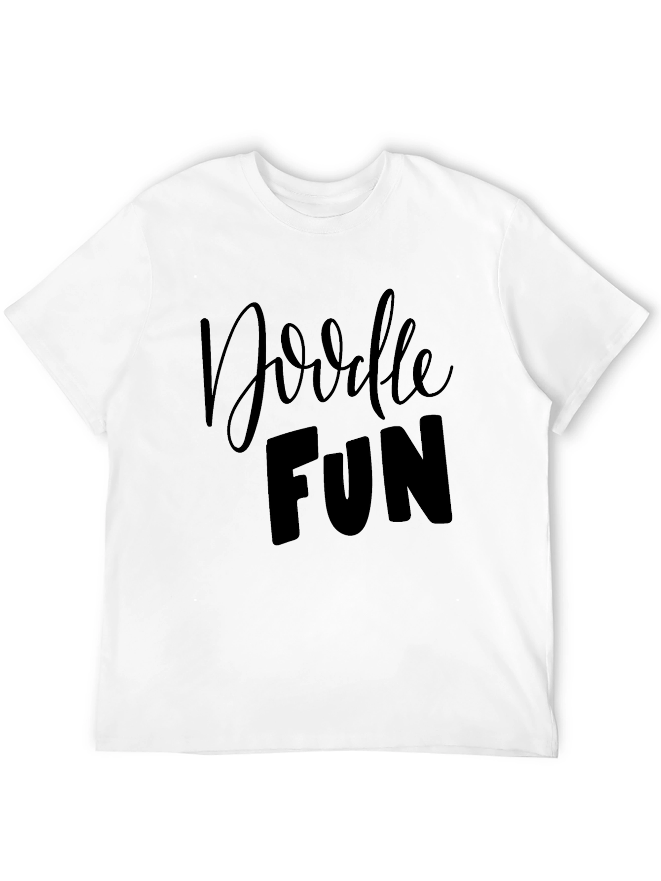 Doodle Fun Black Graphic Tee