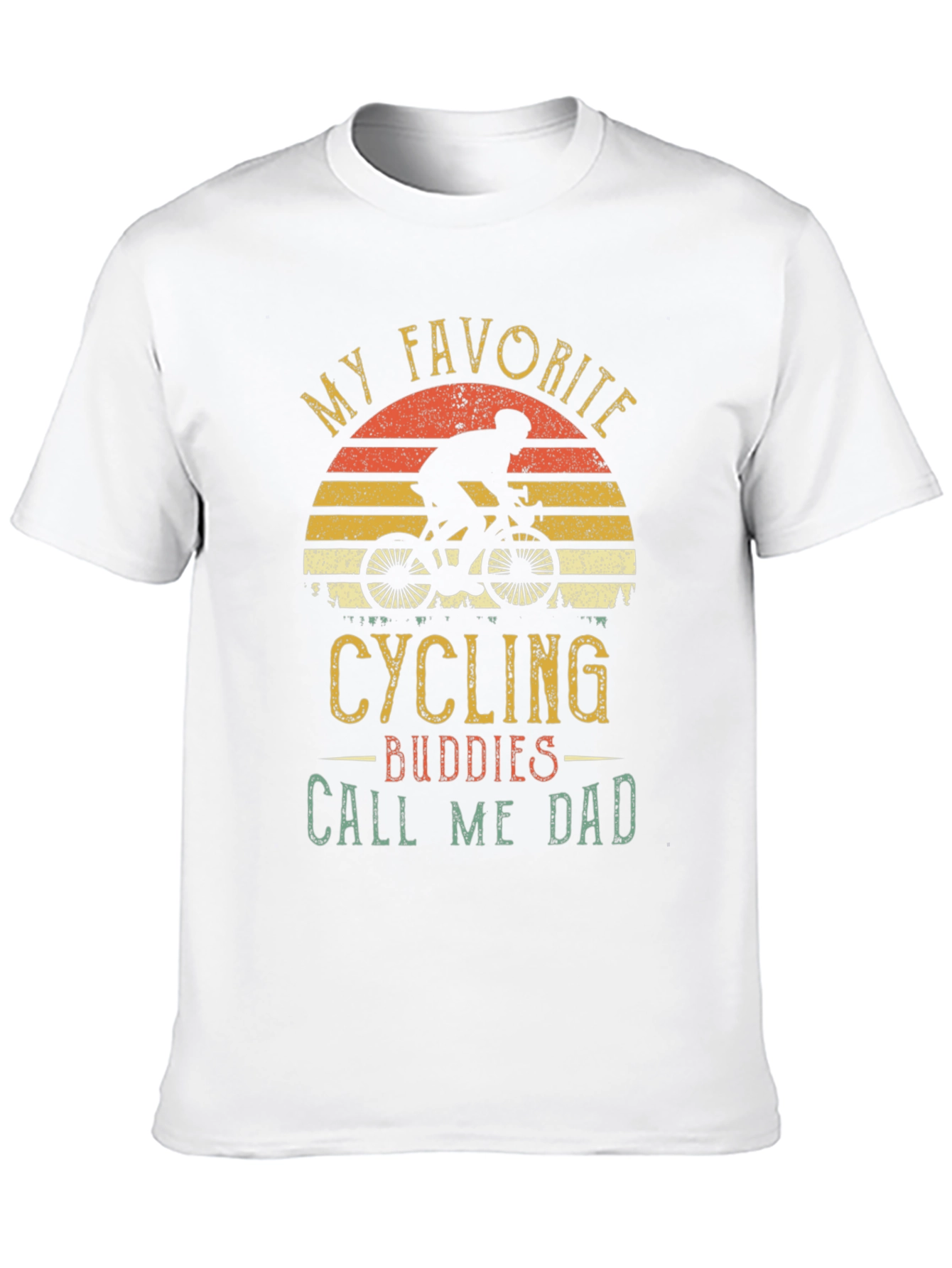 Cycling Buddies Call Me Dad Graphic Tee