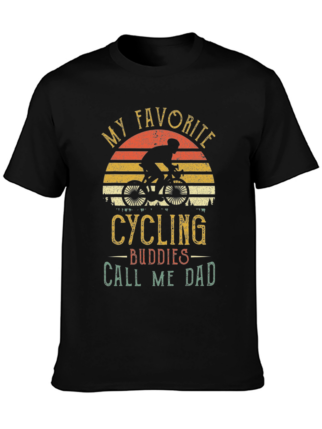Cycling Buddies Call Me Dad Graphic Tee