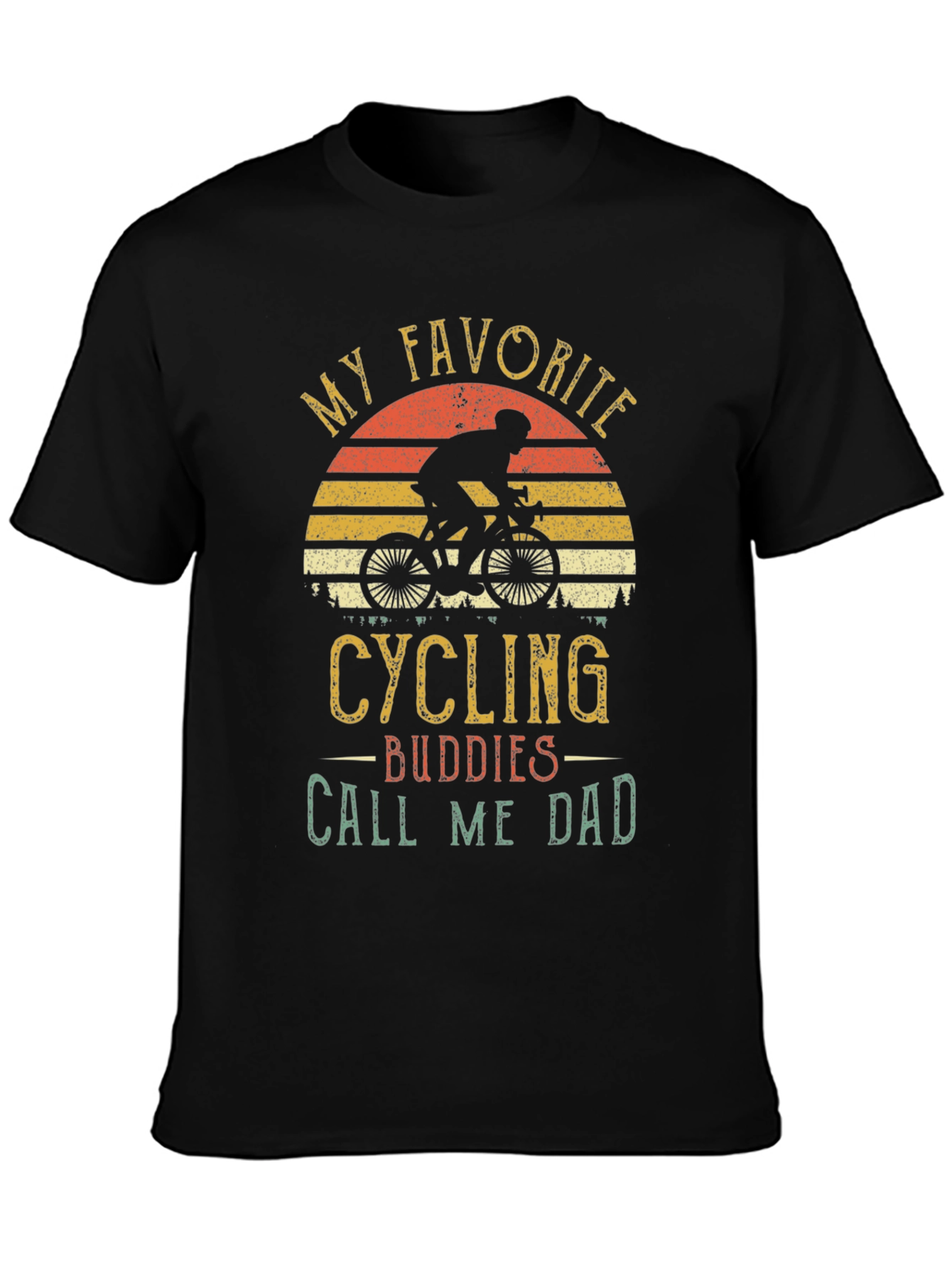 Cycling Buddies Call Me Dad Graphic Tee