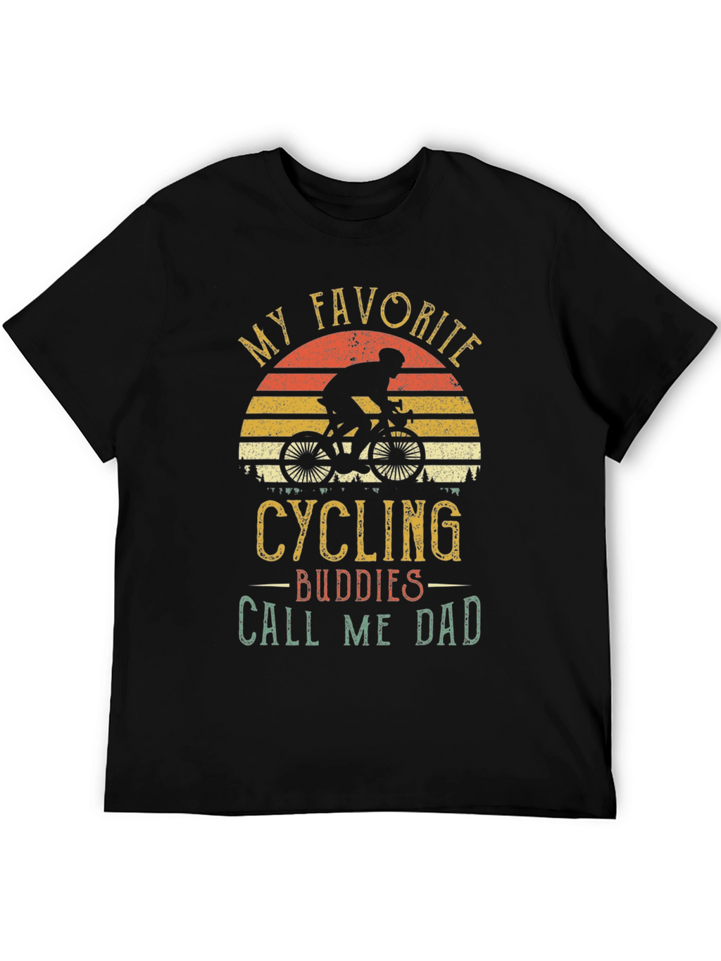 Cycling Buddies Call Me Dad Graphic Tee