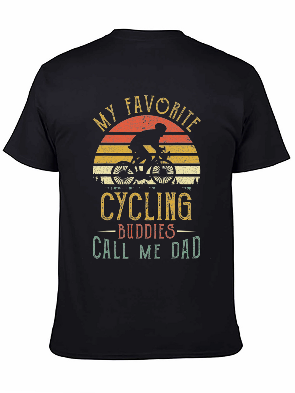 Cycling Buddies Call Me Dad Graphic Tee