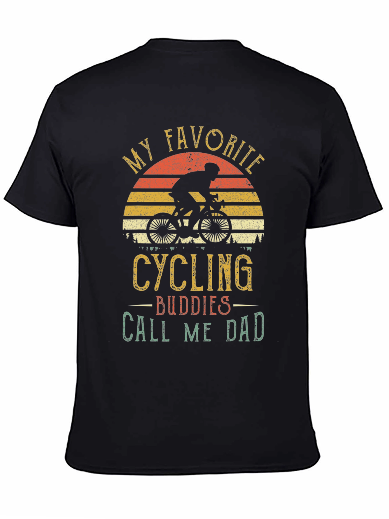 Cycling Buddies Call Me Dad Graphic Tee