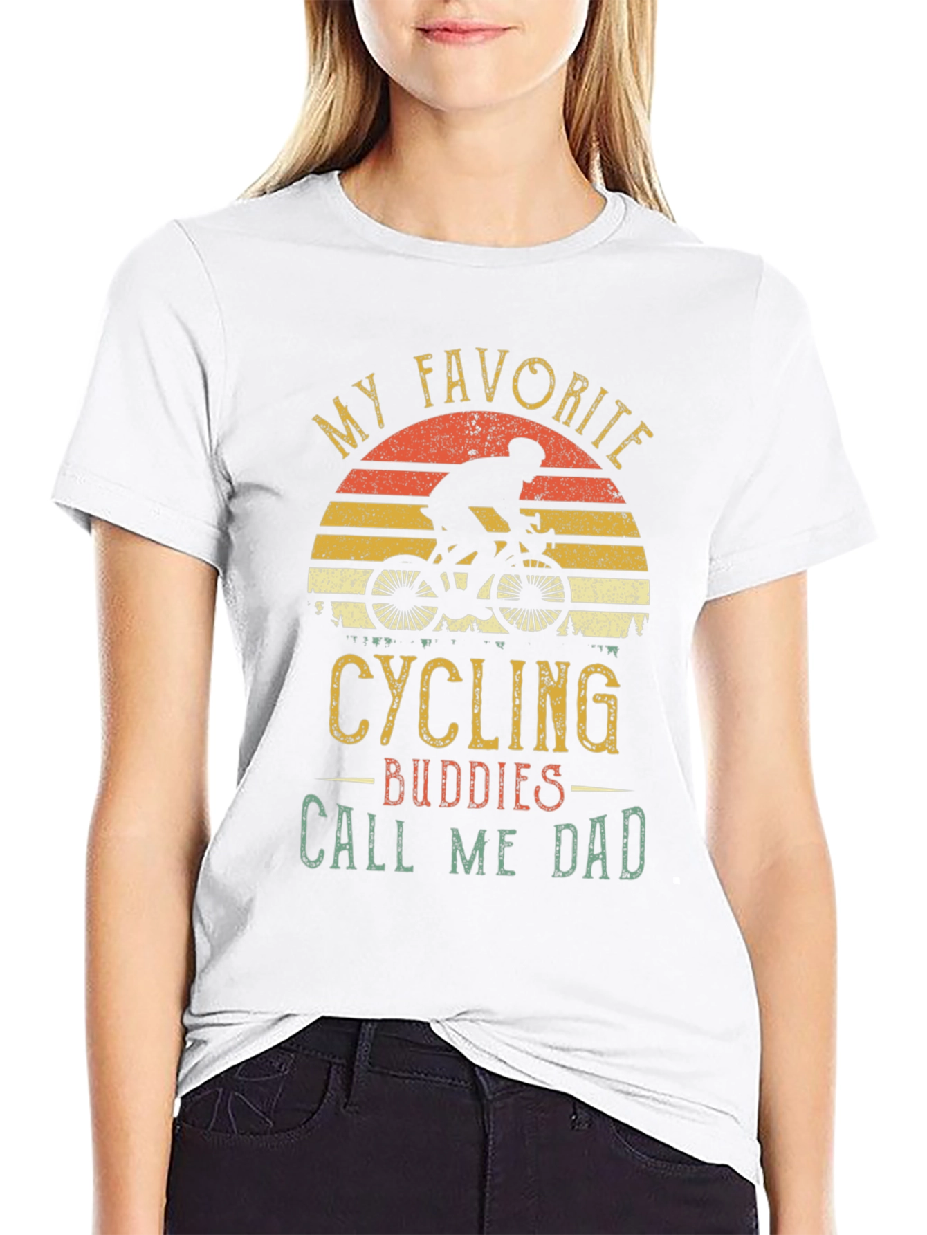 Cycling Buddies Call Me Dad Graphic Tee