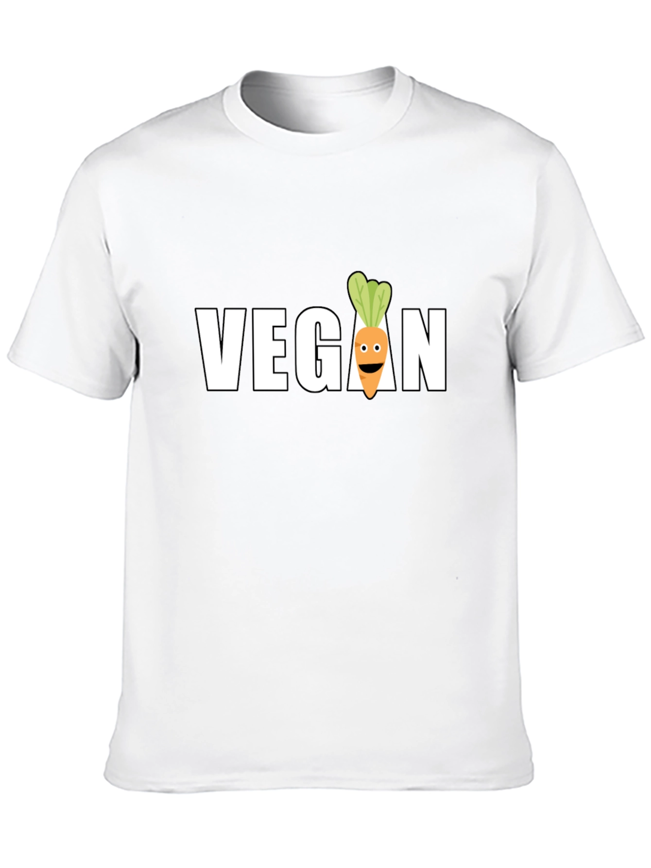 Vegan Carrot Graphic Tee - Stylish & Comfortable