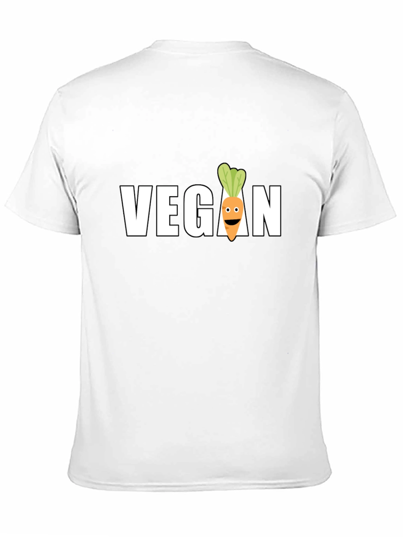 Vegan Carrot Graphic Tee - Stylish & Comfortable